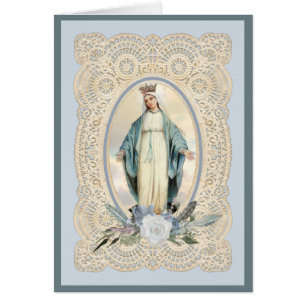 Katholische Jungfrau Mary Religious Gedicht Rose