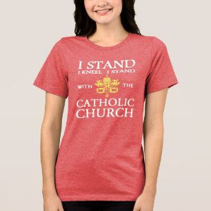 Katholische Kalisthenik Tri-Blend Shirt