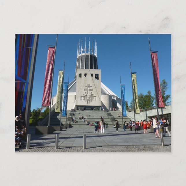 Katholische Kathedrale - Liverpool Postkarte (Vorderseite)