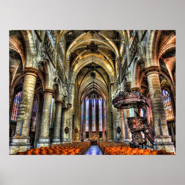 Katholische Kirche Poster (Vorne)