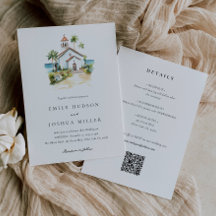 Katholische Kirche Tropische All-in-One-Hochzeit