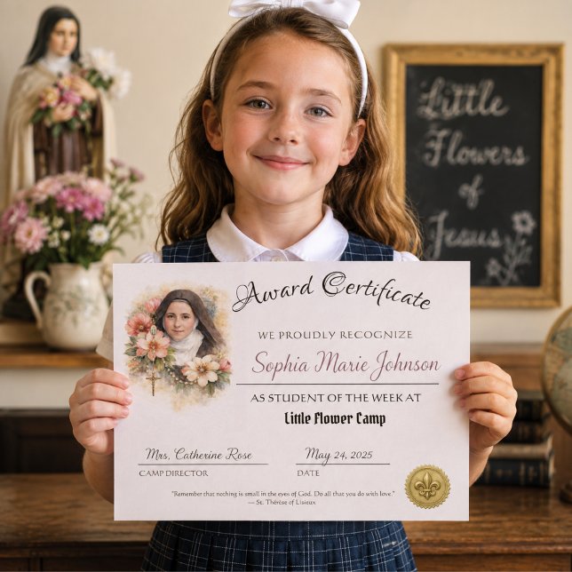 Katholische Leistungsurkunde St. Therese (Von Creator hochgeladen)