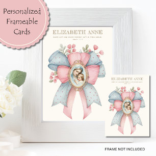 Katholische Maria und Baby Jesus Bloral Scripting