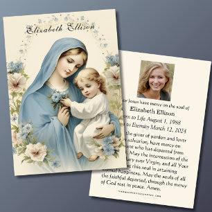 Katholische Maria und Jesus-Beerdigungsgebet