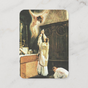 Katholische Messopfer-Gebets-Jesus-Heiligenkarten Visitenkarte