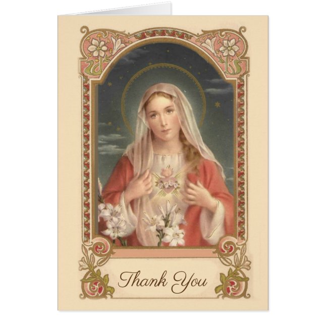 Katholische Mutter Mary Beileid Danke (Vorne)