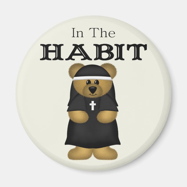 katholische Nun Geschenke Magnet (Vorne)