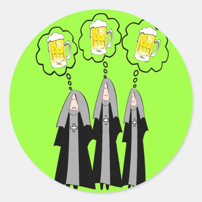 katholische Nun Geschenke~~Unglaublich witzig Runder Aufkleber (Vorderseite)