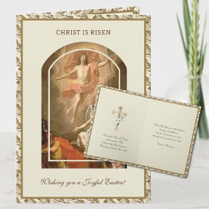 Katholische Ostergebete Auferstehung Jesu Feiertagskarte