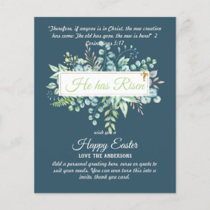 Katholische OSTTER-Karten Zitat der religiösen Ver