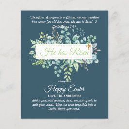 Katholische OSTTER-Karten Zitat der religiösen Ver