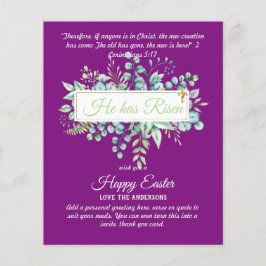 Katholische OSTTER-Karten Zitat der religiösen Ver