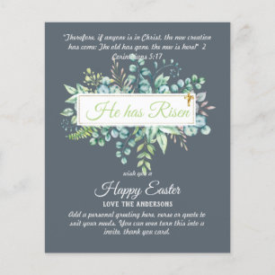 Katholische OSTTER-Karten Zitat der religiösen Ver