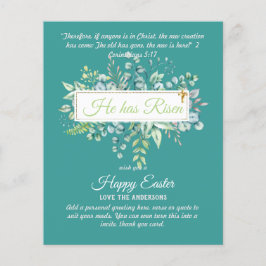 Katholische OSTTER-Karten Zitat der religiösen Ver