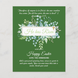 Katholische OSTTER-Karten Zitat der religiösen Ver