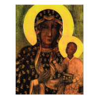 Katholische Poster-Jungfrau Mary and Child Jesus