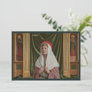 Katholische Postkarte | Saint Ludmila