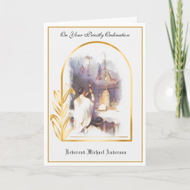 Katholische Priesterorden Religiöse Jesus-Karte Karte (Vorderseite)