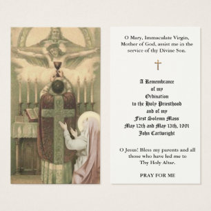 KATHOLISCHE PRIESTORDINIERUNG HOLY CARDS