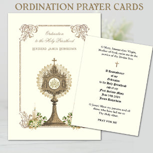 KATHOLISCHE PRIESTORDINIERUNG HOLY CARDS
