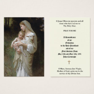 KATHOLISCHE PRIESTORDINIERUNG JAHRESHEILIGE KARTEN