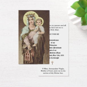 KATHOLISCHE PRIESTORDINIERUNG JAHRESHEILIGE KARTEN