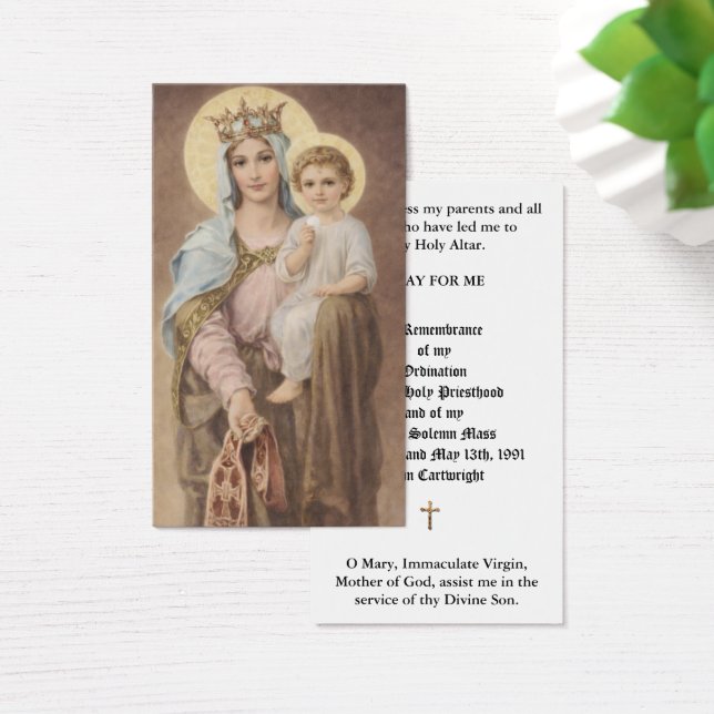 KATHOLISCHE PRIESTORDINIERUNG JAHRESHEILIGE KARTEN (Schreibtisch)