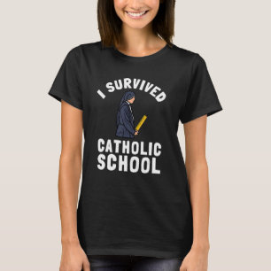 Katholische Schule Nonnen Church Mass und Christli T-Shirt