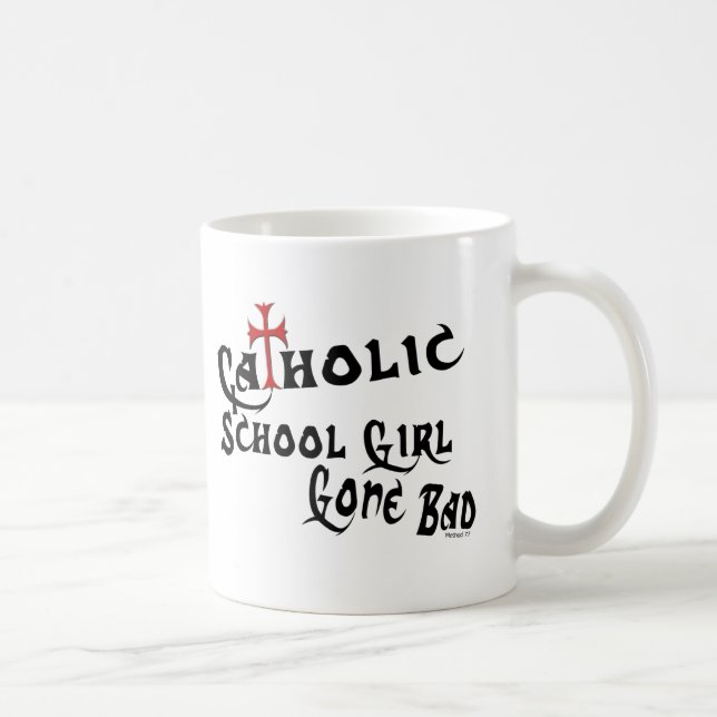 Katholische Schulmädchen-Tassen Tasse (Rechts)