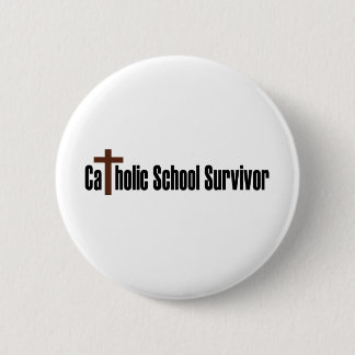 Katholische Schulüberlebender Button
