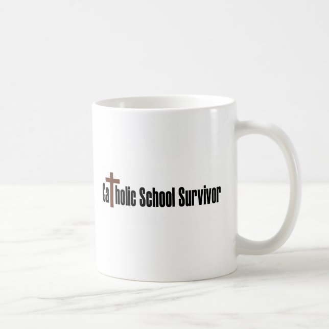 Katholische Schulüberlebender Kaffeetasse (Rechts)