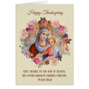 Katholische Selige Jungfrau Maria Jesus Blumen