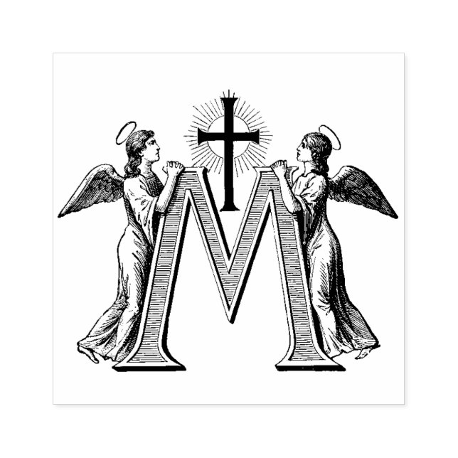 Katholische Selige Jungfrau Mary Marian Angels Gummistempel (Prägung)