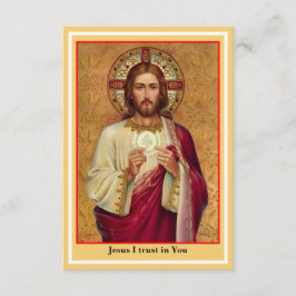 Katholische spirituelle Gebetskarte Begleitkarte