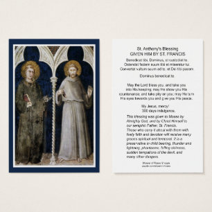 Katholische St. Anthony St. Francis Sessing Gebet