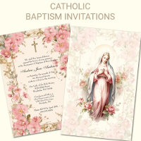 Katholische Taufe für Mädchen Christening Selige M