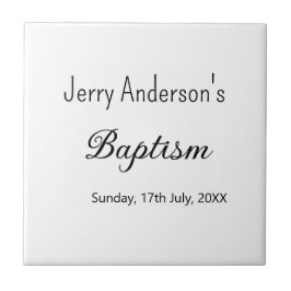 Katholische Taufkinder moderne einfache QR minimal Fliese