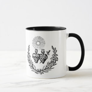 Katholische Typografie Jesus Mary Angels Tasse
