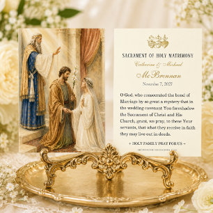 Katholische Verlobung von Maria und Josef Hochzeit