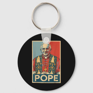 Katholische Wahl Papst Leo Xiv Christlicher Papst  Schlüsselanhänger