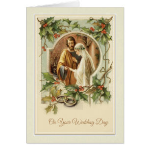 Katholische Weihnachts-Hochzeit Jungfrau Maria Jos
