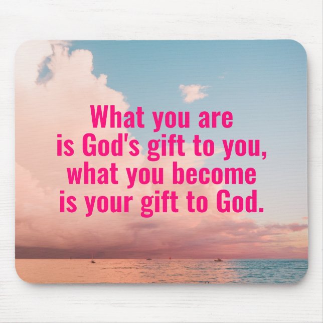 Katholische Zitatmousepad Mousepad (Vorne)