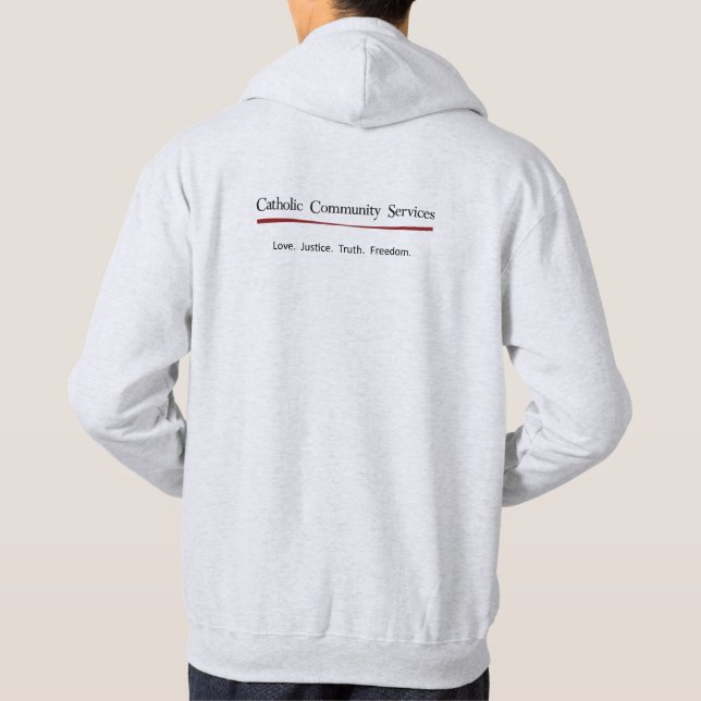 Katholischer Ableistung- von Sozialstundenkern Hoodie (Rückseite)