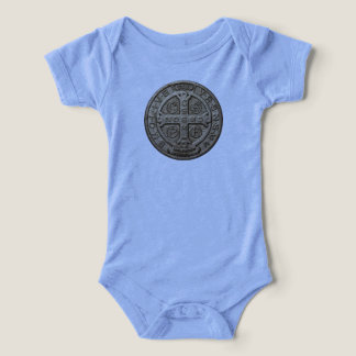 Katholischer Baby-Body Saint Benedict