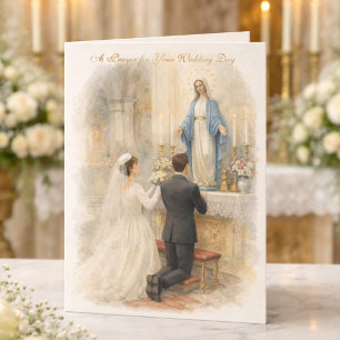 Katholischer Hochzeitstagsegen Unsere Liebe Frau v Karte
