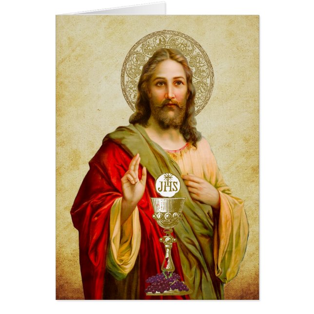 Katholischer Jesus Erste Kommune Chalice Host (Vorne)