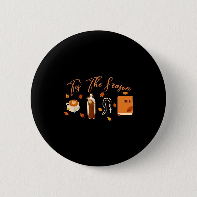 Katholischer Jesus Gott Liebhaber Bibelvers Kirche Button (Vorderseite)