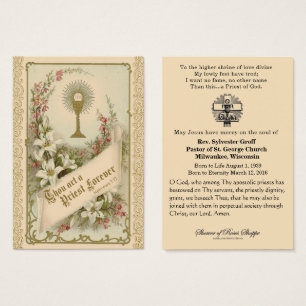 Katholischer Priester Bischof Beerdigung Gedenkstä