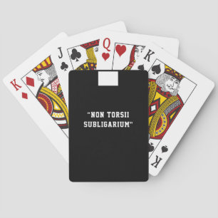 Katholischer Priester Clergy Latin Funny Phrase Spielkarten