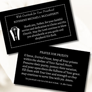 Katholischer Priester Dankbarkeit Gebet Erntedank Visitenkarte